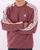 Adidas Originals 3 Stripes Crew Sweat Quiet Crimson