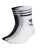 Adidas Originals Crew Socks 3 Pack White/Grey/Black