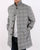 Trojan Prince of Wales Check Mac Grey- Black