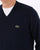 Lacoste V Neck Jumper Navy