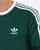 Adidas Originals 3 Stripes LS T Shirt Collegiate Green