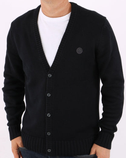 Pretty Green Knit Cardigan Black