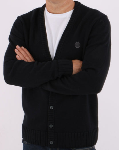 Pretty Green Knit Cardigan Black