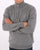 Gant Classic Cotton Half Zip Grey Marl