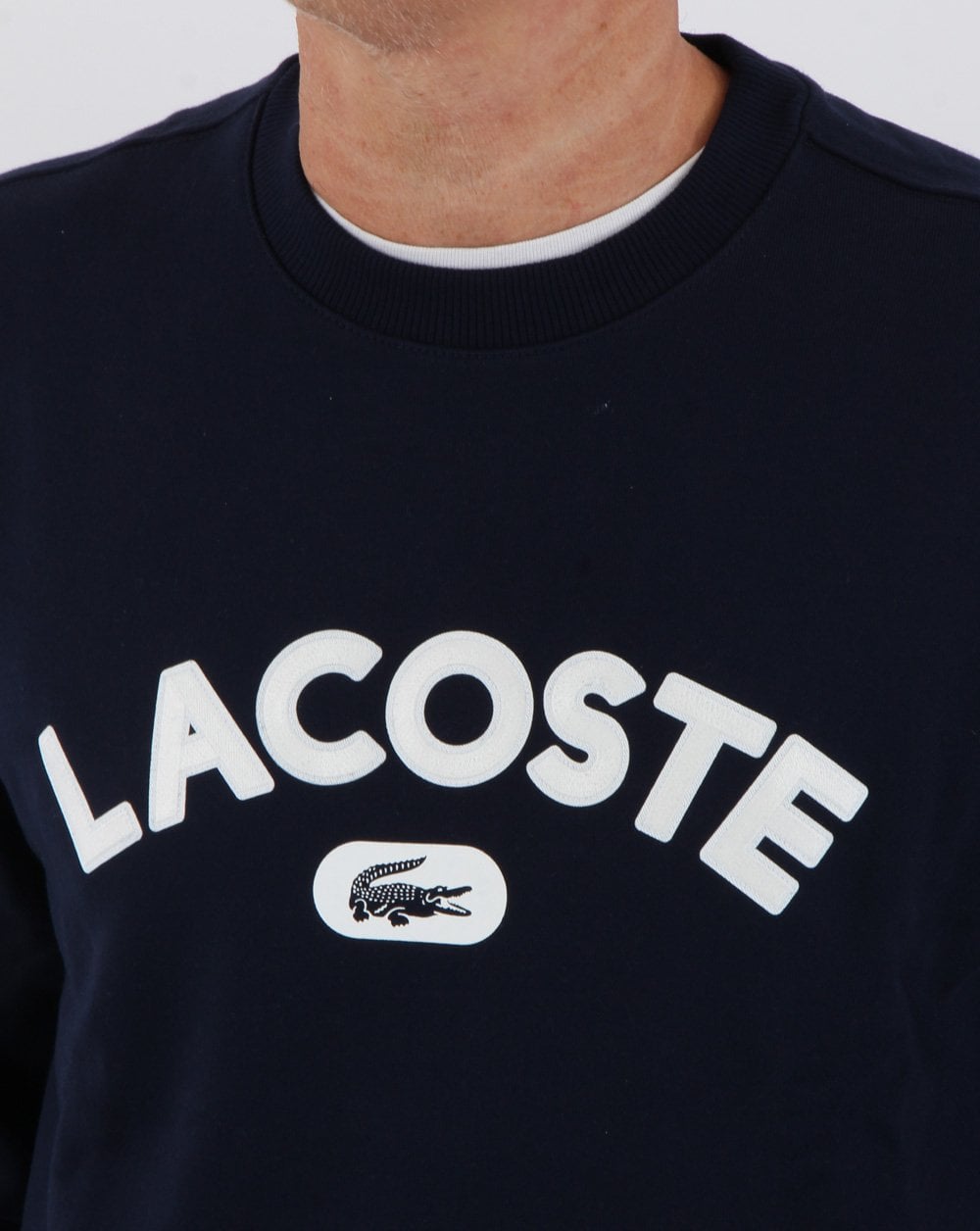 Lacoste Logo Sweatshirt Navy