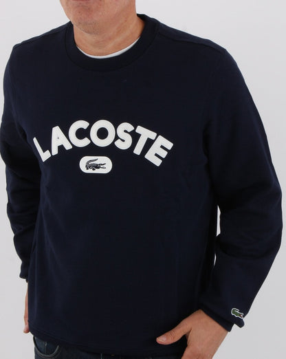 Lacoste Logo Sweatshirt Navy