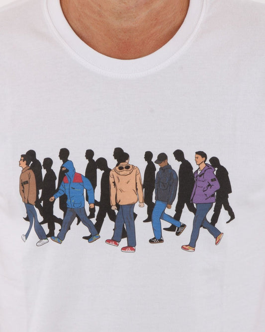 80s Casuals 80s Casuals Saturday 3pm KO T-shirt White