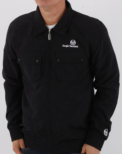 Sergio Tacchini New Devonte Overshirt Black/White