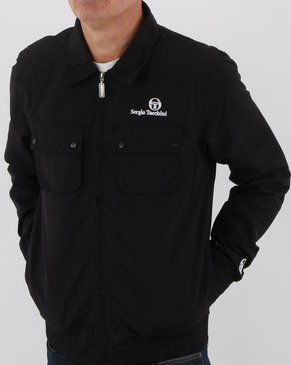 Sergio Tacchini New Devonte Overshirt Black/White