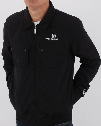 Sergio Tacchini New Devonte Overshirt Black/White
