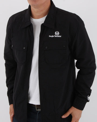 Sergio Tacchini New Devonte Overshirt Black/White