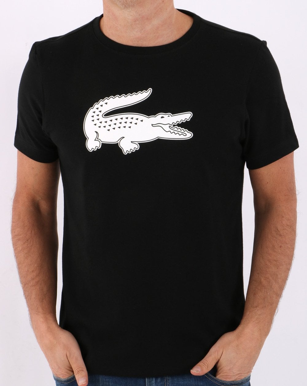 Lacoste Sport Logo T-shirt Black/White