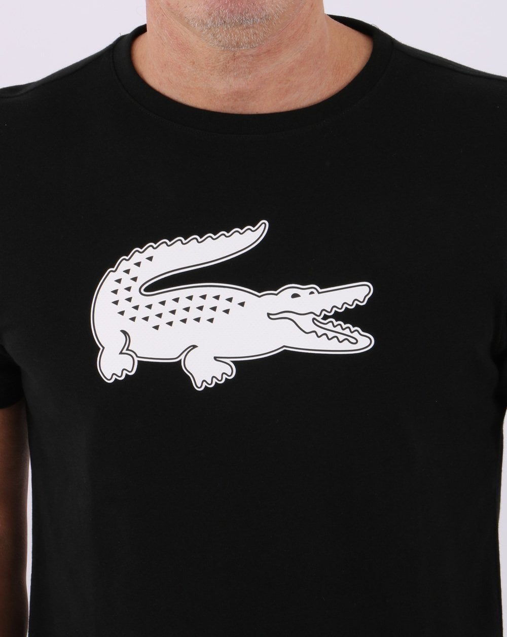 Lacoste Sport Logo T-shirt Black/White