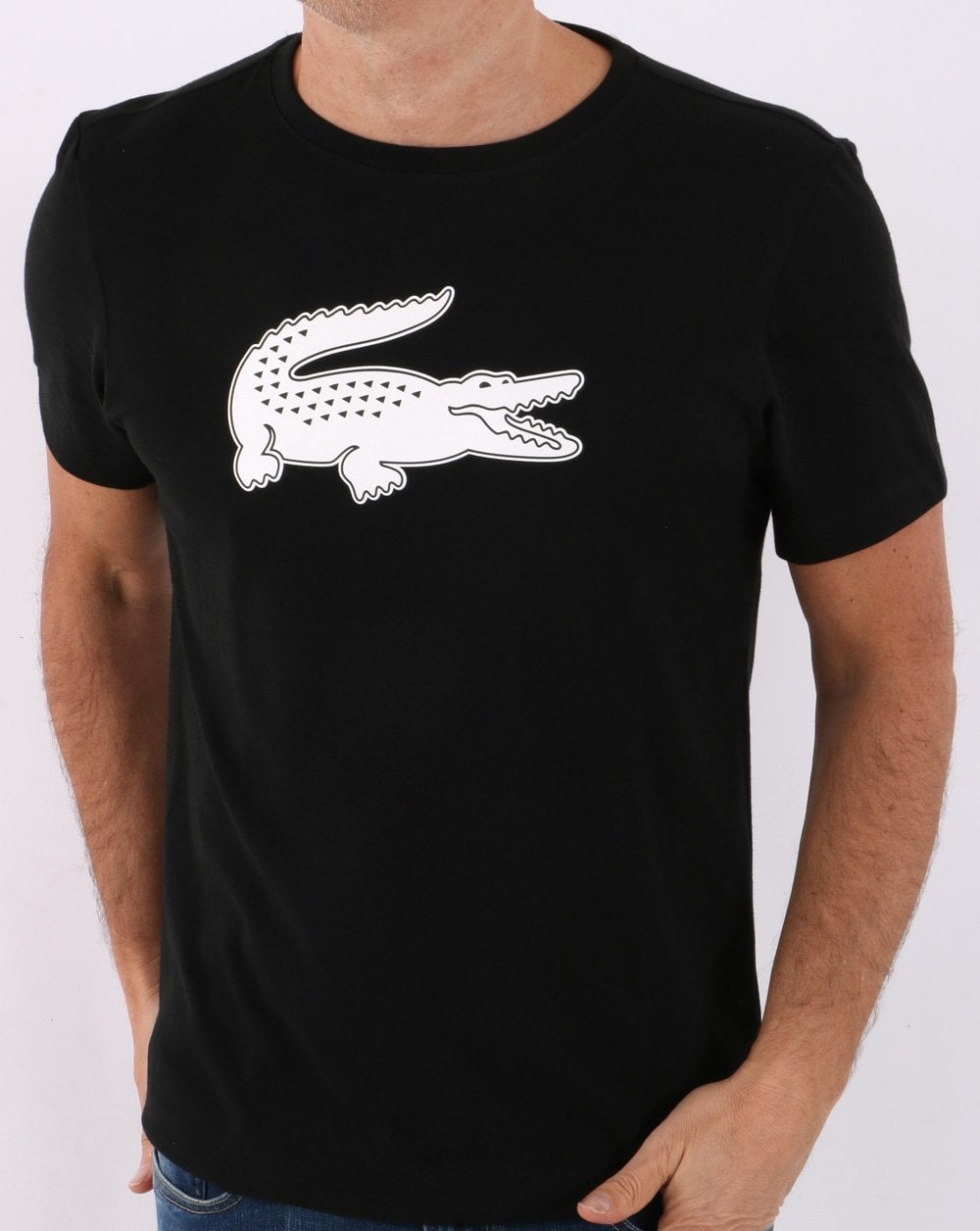 Lacoste Sport Logo T-shirt Black/White