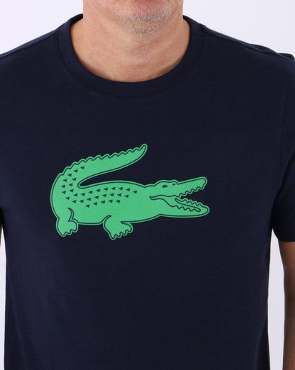 Lacoste Sport Logo T-shirt Navy/Green