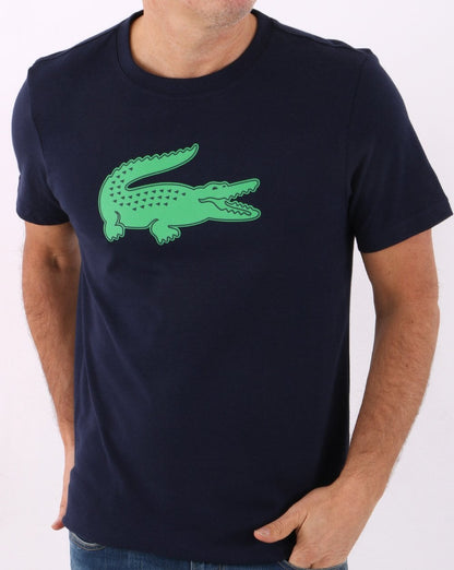 Lacoste Sport Logo T-shirt Navy/Green