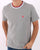 Pretty Green Tilby Neck Stripe T-shirt Light Grey