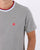 Pretty Green Tilby Neck Stripe T-shirt Light Grey