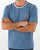 Pretty Green Tilby Neck Stripe T-shirt Blue