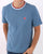 Pretty Green Tilby Neck Stripe T-shirt Blue