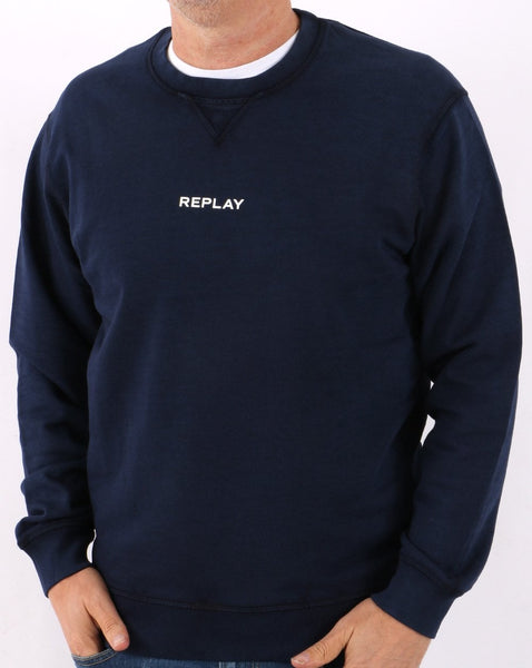 Replay Sweatshirt Navy