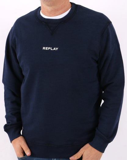 Replay Sweatshirt Navy
