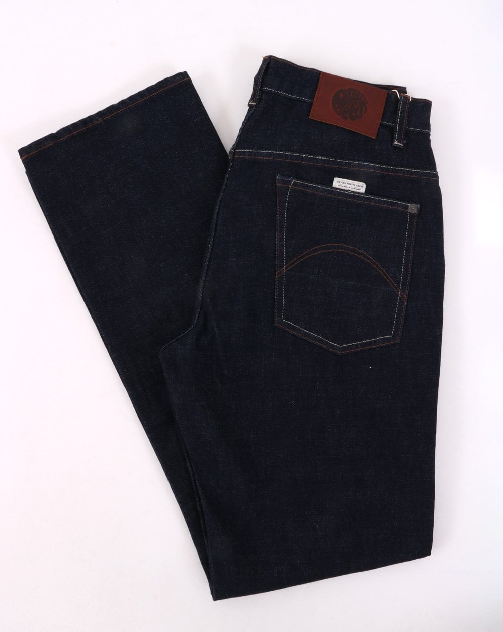 Pretty Green Straight Fit Jeans Dark Rinse Wash