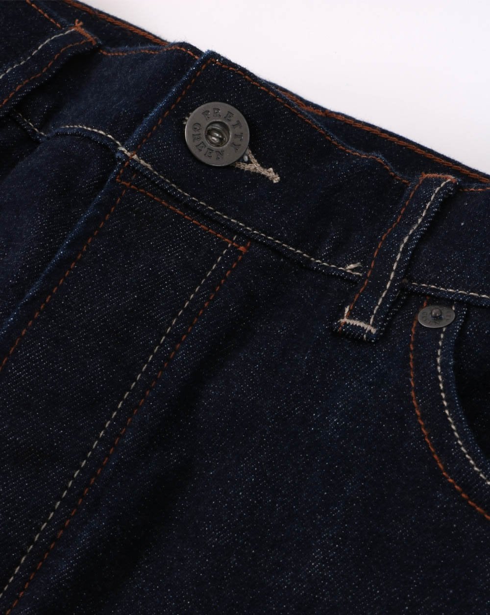 Pretty Green Straight Fit Jeans Dark Rinse Wash