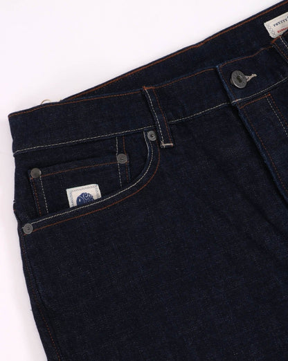 Pretty Green Straight Fit Jeans Dark Rinse Wash