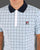 Fila Vintage Check Polo Shirt Sky Blue/Navy