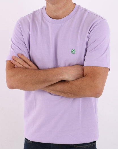 Benetton Small Logo T-shirt Lilac