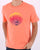 Pretty Green Ibiza Sunset Logo T-shirt Coral