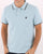 Pretty Green Tipped Polo Shirt Light Blue
