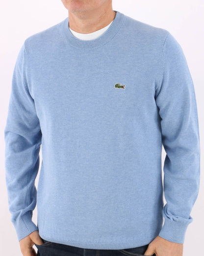 Lacoste Crew Neck Jumper Cloudy Blue