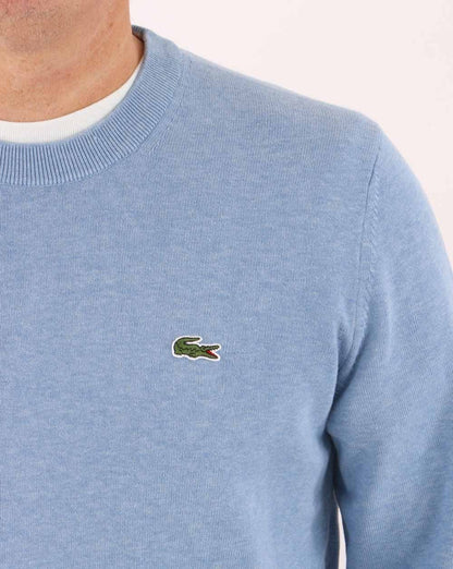 Lacoste Crew Neck Jumper Cloudy Blue