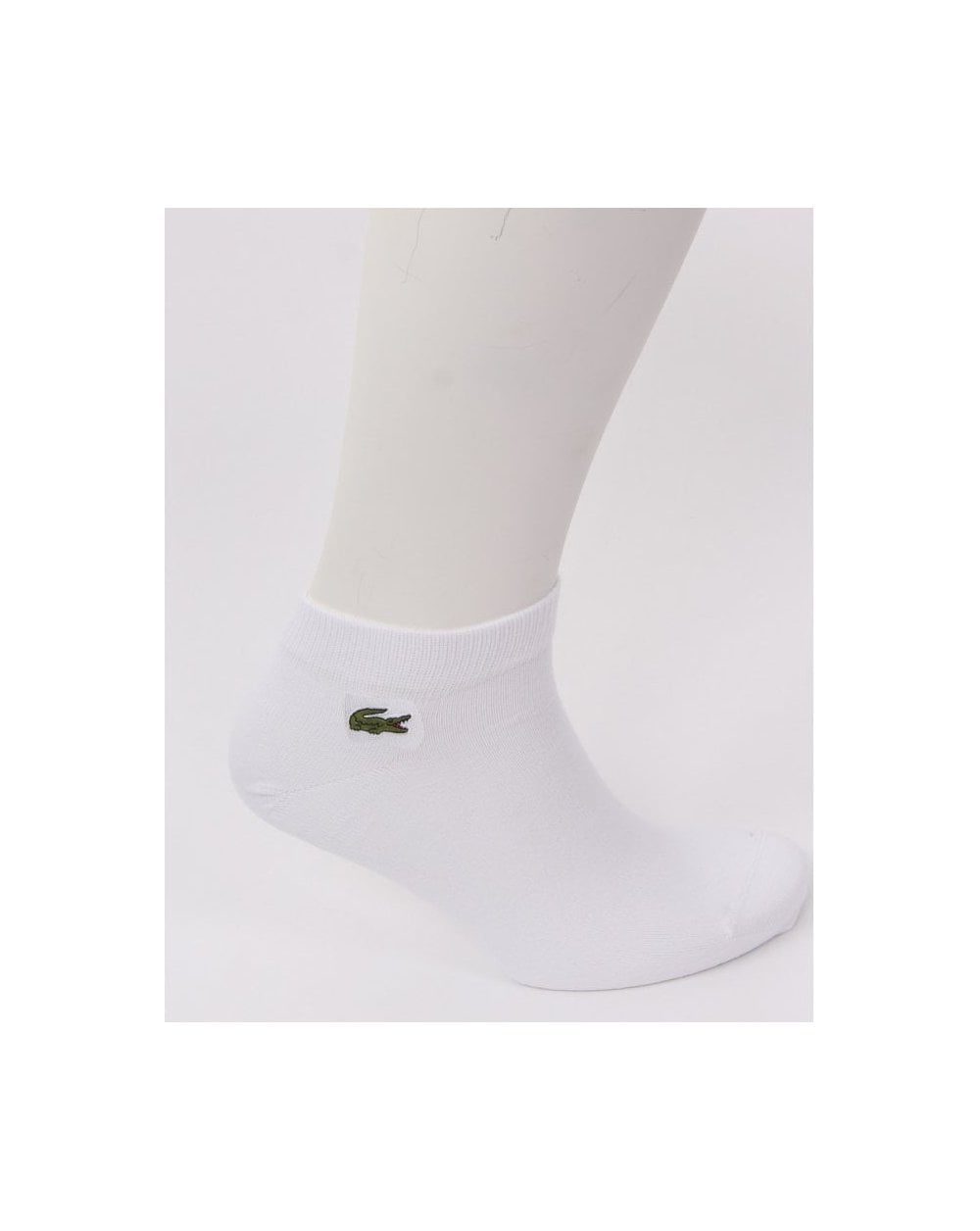 Lacoste Sport Triple Pack Low Cut Socks White