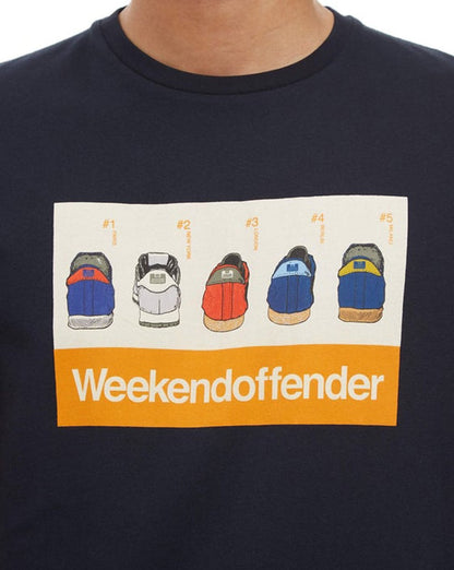 Weekend Offender Trainerspotting T-shirt Navy