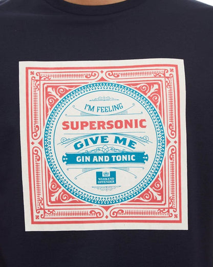 Weekend Offender Supersonic T-shirt Navy