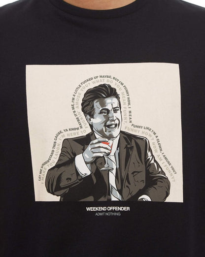 Weekend Offender Tommy T-shirt Black