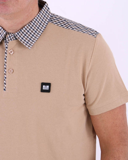 Weekend Offender Costa Polo Shirt Sand