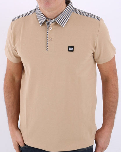 Weekend Offender Costa Polo Shirt Sand