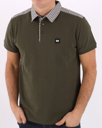 Weekend Offender Costa Polo Shirt Dark Green