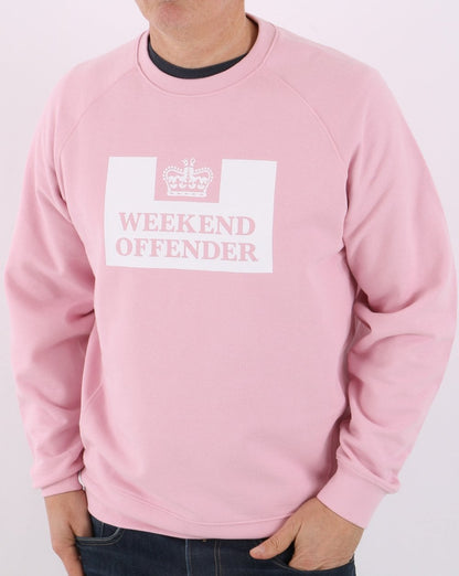 Weekend Offender Penitentiary Sweatshirt Pink