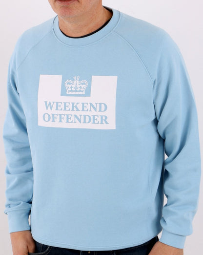 Weekend Offender Penitentiary Sweatshirt Sky Blue