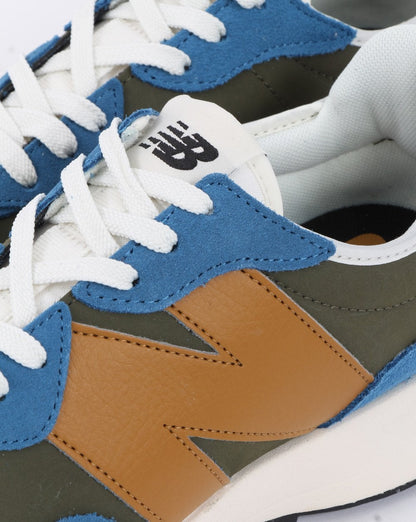 New Balance 327 Trainer Blue/Khaki/Tan