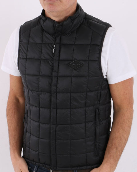 Replay Gilet Black