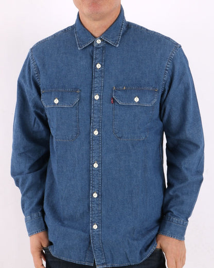 Levi's Denim Worker Shirt Dark Blue