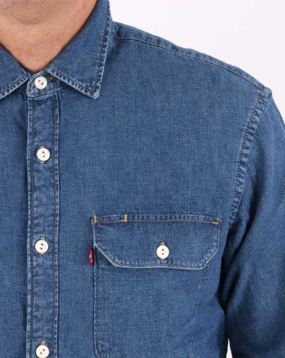 Levi's Denim Worker Shirt Dark Blue