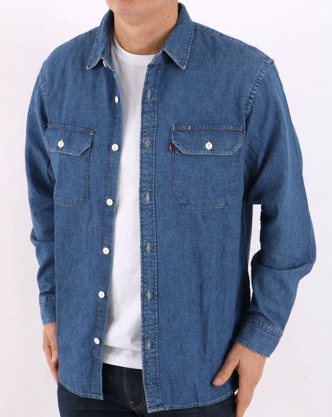 Levi's Denim Worker Shirt Dark Blue