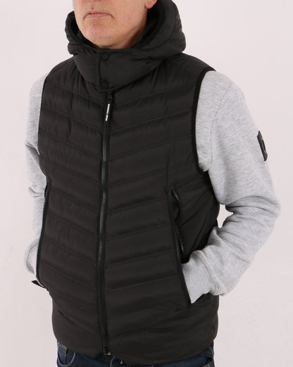Marshall Artist Takeda Hooded Gilet Black
